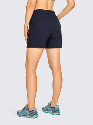 Short / bermuda décontracté taille haute avec poches pour femme "CRZ Yoga – RS51" - Planète Rando