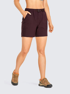 Short / bermuda décontracté taille haute avec poches pour femme "CRZ Yoga – RS51" - Planète Rando