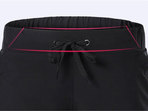 Short de course 2 en 1 taille élastique, respirant, réfléchissant "ARSUXEO - B1103" - Planète Rando