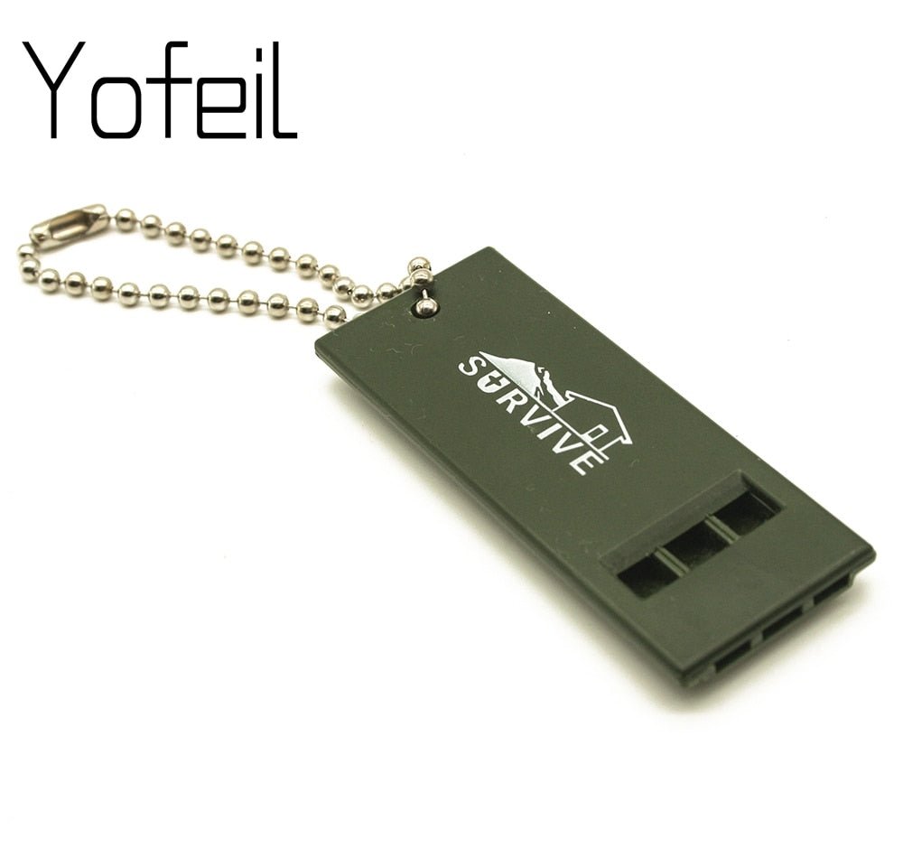 Sifflet de survie 3 tons pour signal d'urgence "Yofeil - survie" - Planète Rando