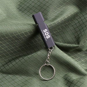 Sifflet de survie / outil EDC 120DB 10g "Survival Tools - SOS" - Planète Rando