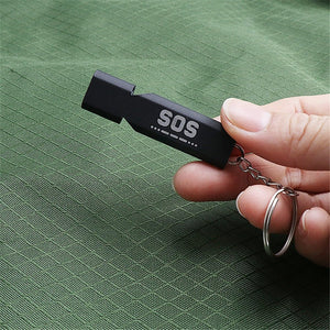 Sifflet de survie / outil EDC 120DB 10g "Survival Tools - SOS" - Planète Rando