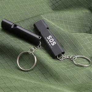 Sifflet de survie / outil EDC 120DB 10g "Survival Tools - SOS" - Planète Rando