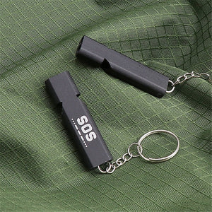 Sifflet de survie / outil EDC 120DB 10g "Survival Tools - SOS" - Planète Rando