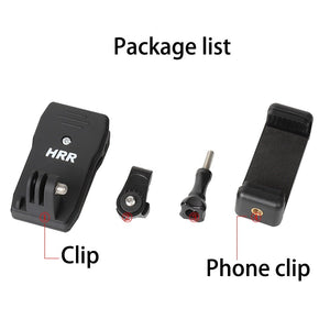 Support 360° de téléphone / caméra sur sangle de sac à dos "HRR - Phone Backpack Mount" - Planète Rando