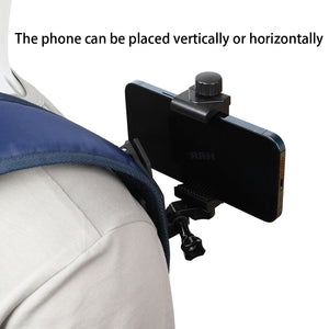 Support 360° de téléphone / caméra sur sangle de sac à dos "HRR - Phone Backpack Mount" - Planète Rando