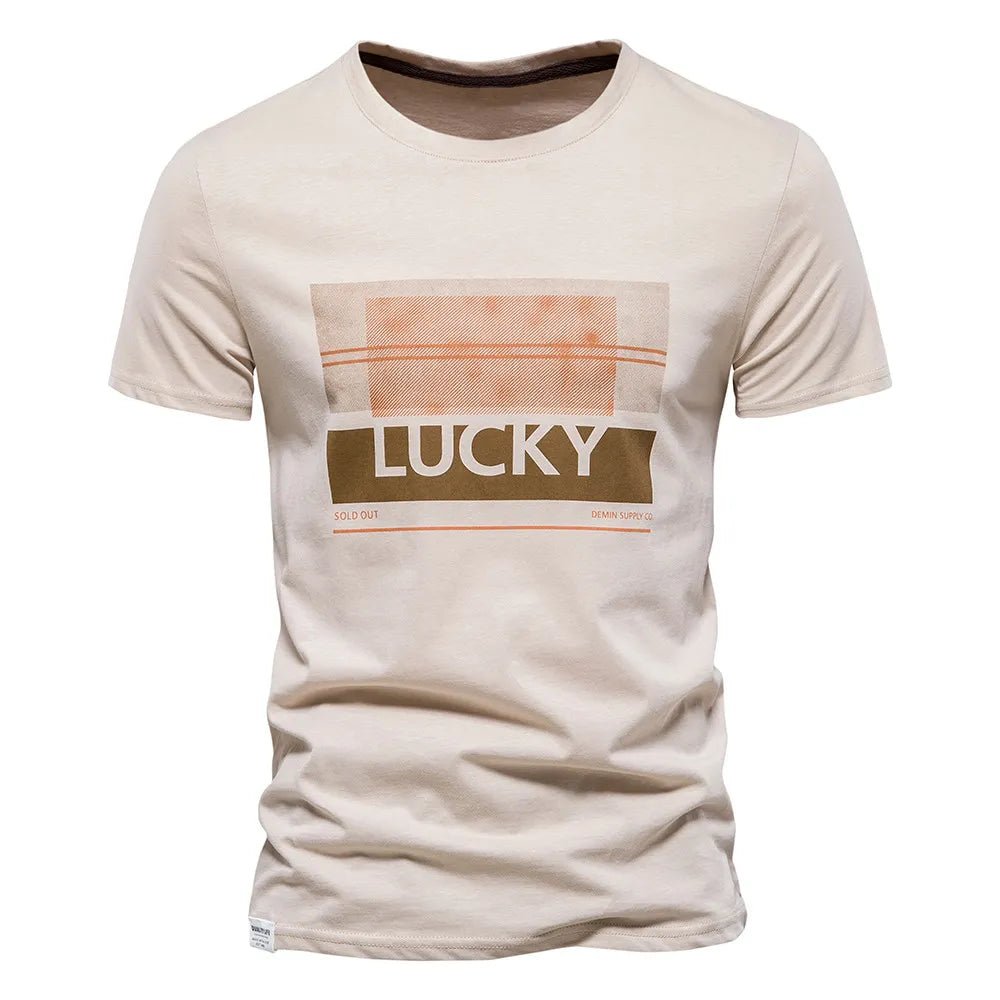T-shirt à manches courtes et col Rond pour homme "AIOPESON - Lucky" - Khaki / 2XL (80-88kg) | Planète Rando