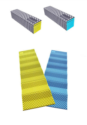 Tapis de camping / sit-pad ultraléger et pliable en mousse IXPE "XC Sport - Jungle" - Planète Rando