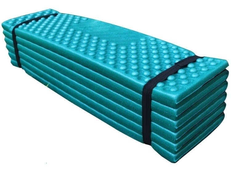 Tapis de camping / sit-pad ultraléger et pliable en mousse IXPE "XC Sport - Jungle" - Planète Rando