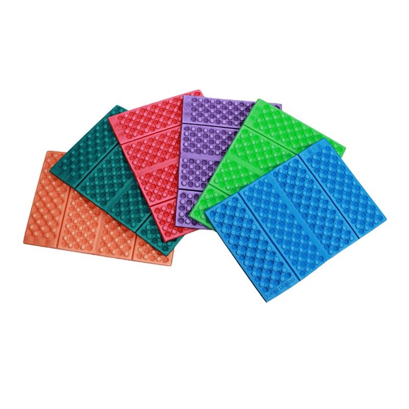 Tapis pliant de camping 4 zones / sit-pad en mousse XPE "Sports Have Fun" - Planète Rando