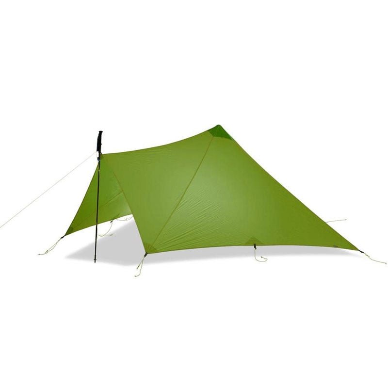 Tarp ultraléger / abri en Nylon 20D 1-2 personnes 490G "FLAME'S CREED - TrailStar" - Vert | Planète Rando