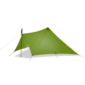 Tarp ultraléger / abri en Nylon 20D 1-2 personnes 490G "FLAME'S CREED - TrailStar" - Vert | Planète Rando