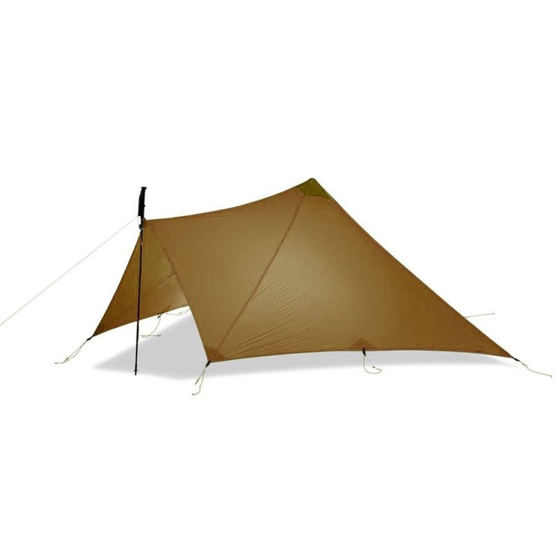 Tarp ultraléger / abri en Nylon 20D 1-2 personnes 490G "FLAME'S CREED - TrailStar" - Khaki | Planète Rando