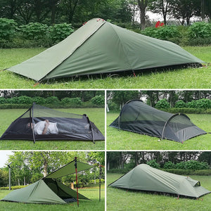 Tente de camping double-parois pour 1 personne 4 saisons 1,3kg "Skyline Outdoors - Canopee" - Planète Rando