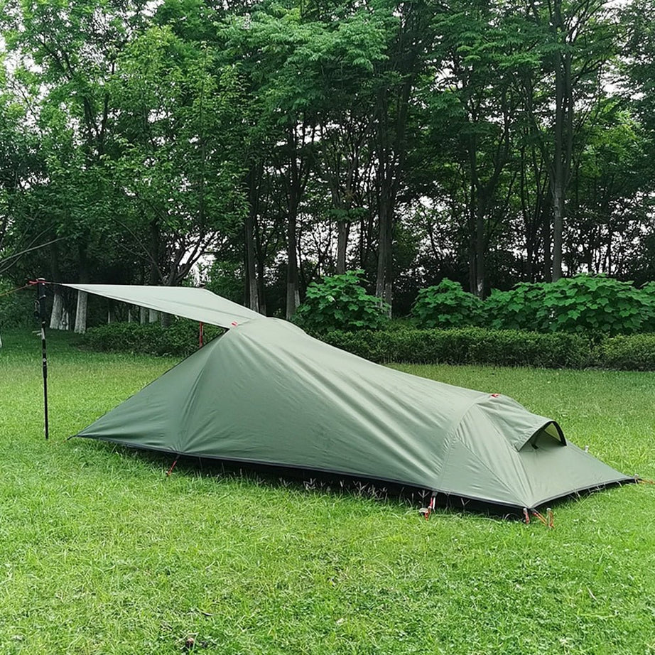 Tente de camping double-parois pour 1 personne 4 saisons 1,3kg "Skyline Outdoors - Canopee" - Planète Rando