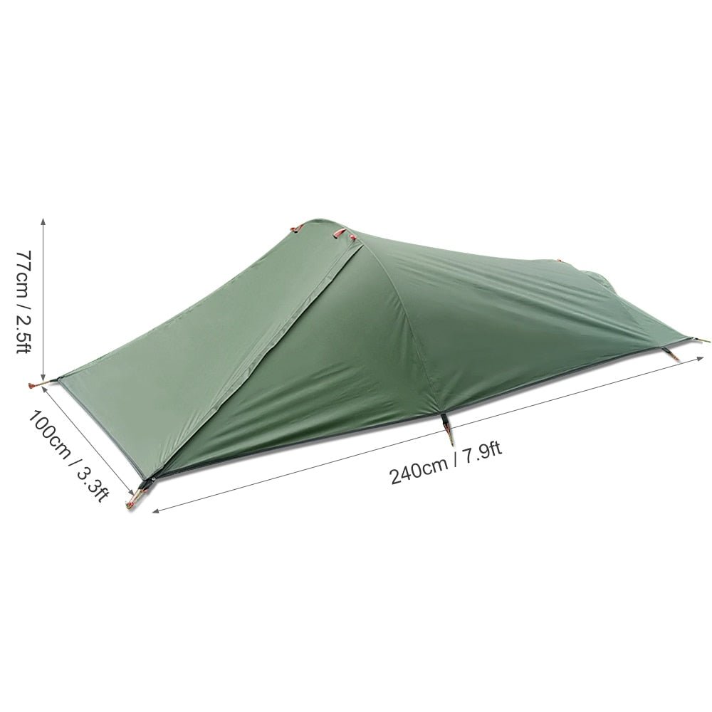 Tente de camping double-parois pour 1 personne 4 saisons 1,3kg "Skyline Outdoors - Canopee" - Planète Rando