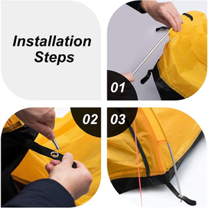 Tente ultralégère pour 1 personne pour le camping et l'ultra-trail "Skyline Outdoors - Backpacking tent" - Planète Rando