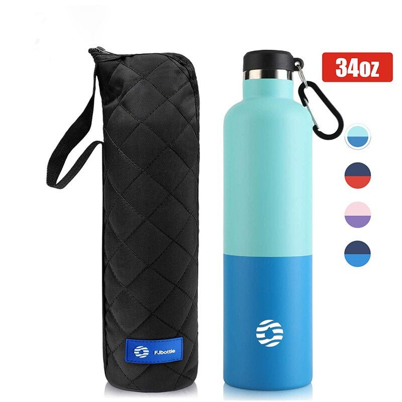 Thermos en acier inoxydable 1000ml sans BPA avec étui isolant "FJbottle – Pure" - Planète Rando