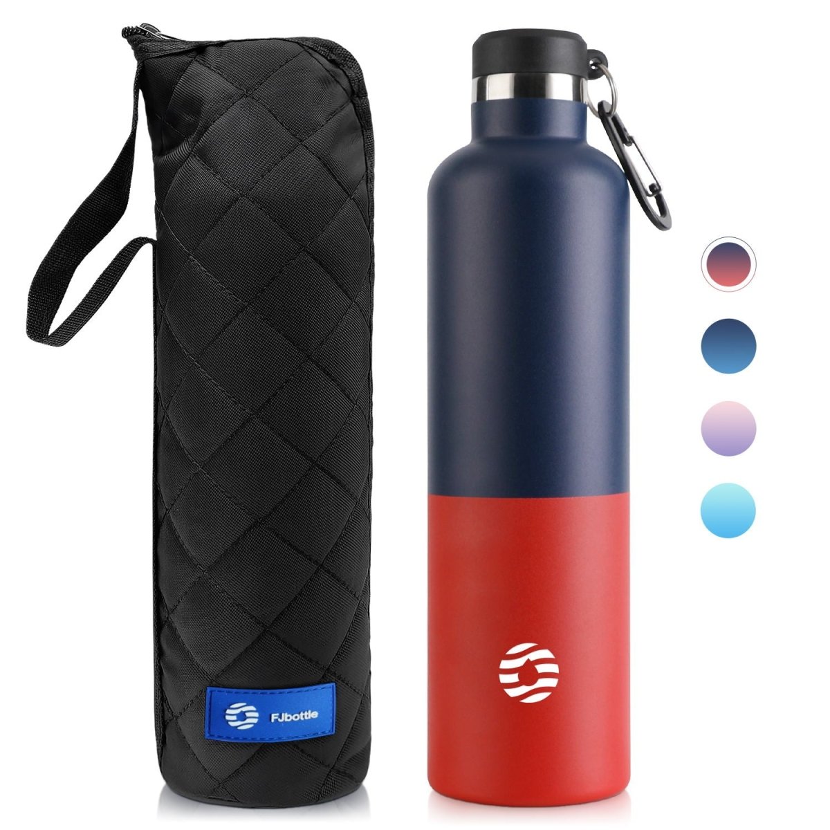 Thermos en acier inoxydable 1000ml sans BPA avec étui isolant "FJbottle – Pure" - Planète Rando