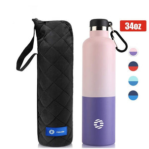 Thermos en acier inoxydable 1000ml sans BPA avec étui isolant "FJbottle – Pure" - Planète Rando