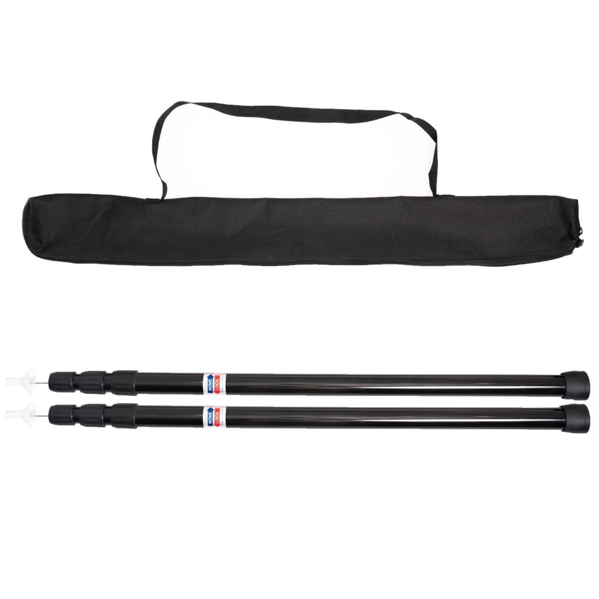 Tiges de support de tente réglables pour abri de plage / auvent "iSports - Camp" - Planète Rando