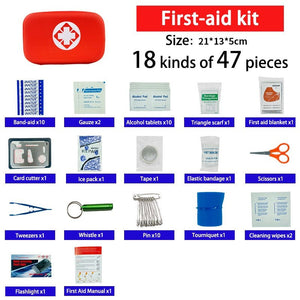 Trousse de premiers secours / kit d'urgence 18 articles "BMC - First aid kit" - Planète Rando