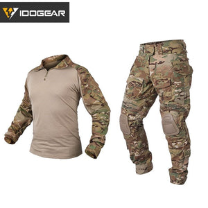 Uniforme tactique airsoft, chasse / tenue de camouflage 1.5kg "IDOGEAR - Gen3" - Multicam / S | Planète Rando