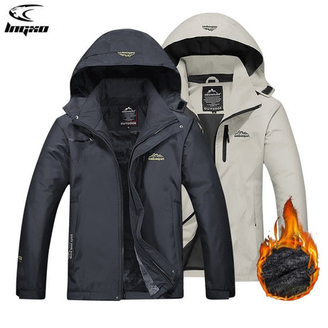 Veste de randonnée en polaire / coupe vent imperméable et chaud pour homme "LNGXO - Outdoordoor sport" - Planète Rando