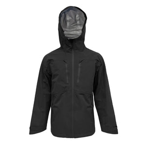 Veste de randonnée imperméable à 3 couches avec capuche pour homme "LKVER - DWR Jacket" - Noir / S | Planète Rando