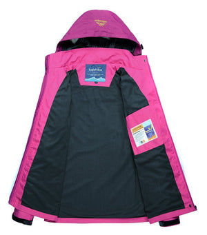 Veste de randonnée imperméable et coupe-vent pour femme 650g "Outdoorsport - Kaishika" - Planète Rando