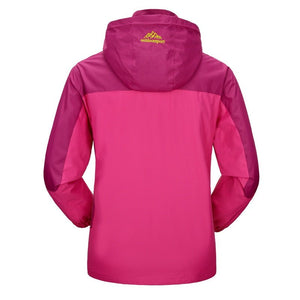 Veste de randonnée imperméable et coupe-vent pour femme 650g "Outdoorsport - Kaishika" - Planète Rando
