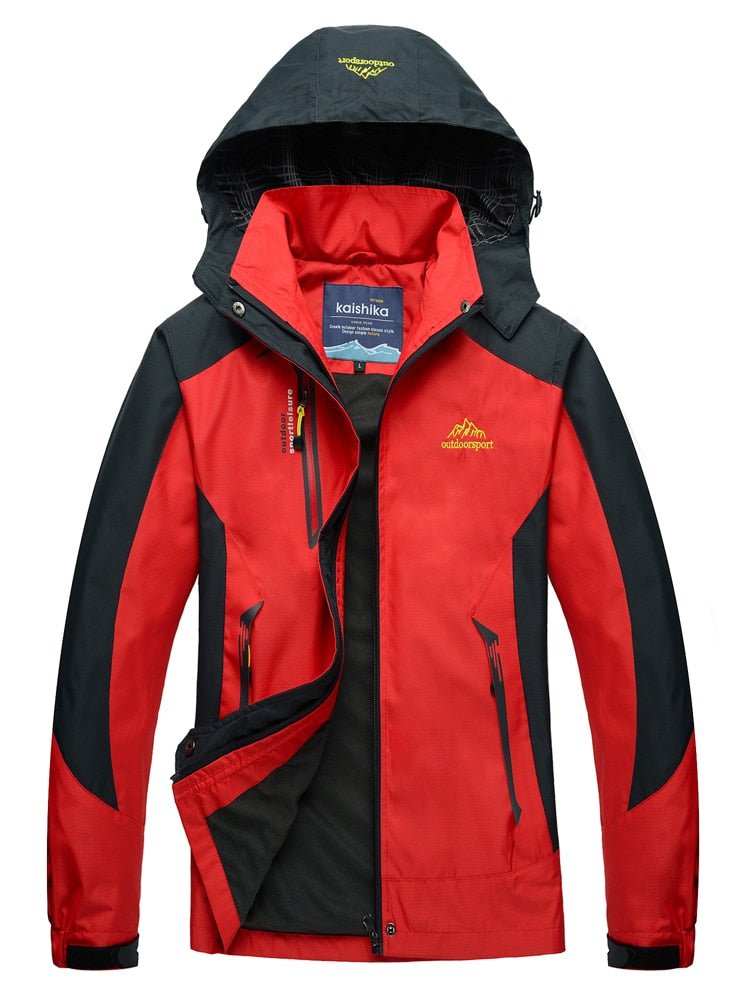 Veste de randonnée imperméable et coupe-vent pour femme 650g "Outdoorsport - Kaishika" - Planète Rando