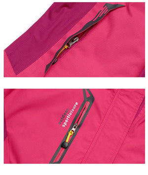 Veste de randonnée imperméable et coupe-vent pour femme 650g "Outdoorsport - Kaishika" - Planète Rando