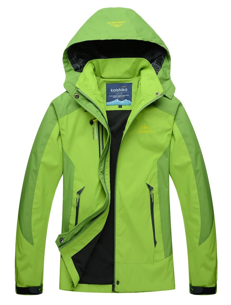 Veste de randonnée imperméable et coupe-vent pour femme 650g "Outdoorsport - Kaishika" - Planète Rando