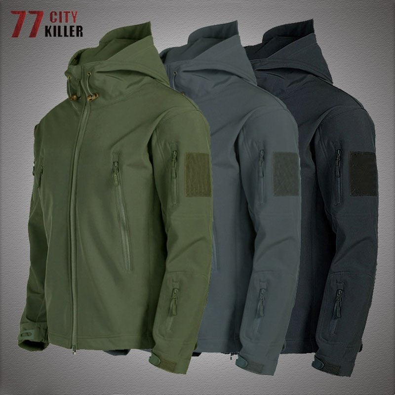 Veste tactique / coupe-vent imperméable pour homme "City Killer - Bomber" - Planète Rando