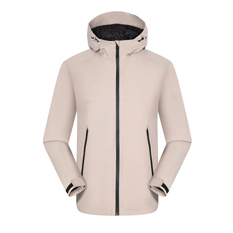 Vestes de randonnée imperméable avec doublure hivernale unisexe "LNGXO - Winter warm" - Khaki / M | Planète Rando