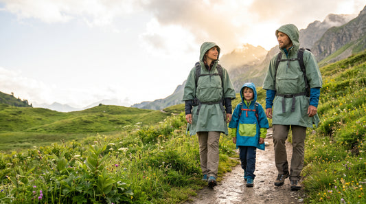 Comment choisir un poncho pluie randonnée pour marcher en famille