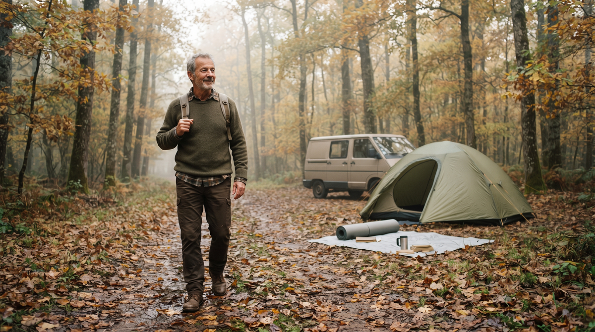 Camping sous tente vs van aménagé pour des nuits d’automne sereines
