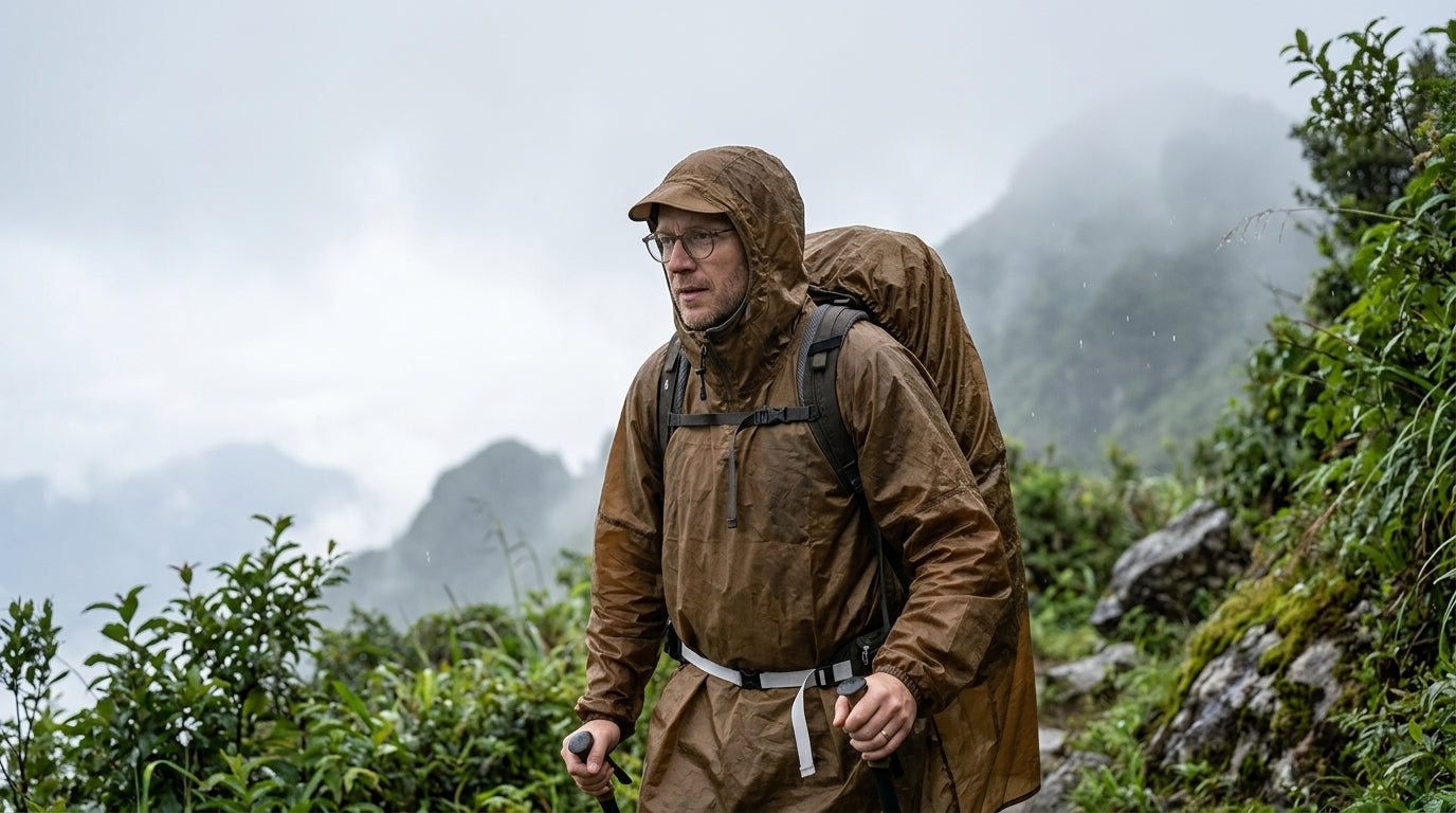 Poncho pluie rando : le guide du randonneur athlétique Planète Rando