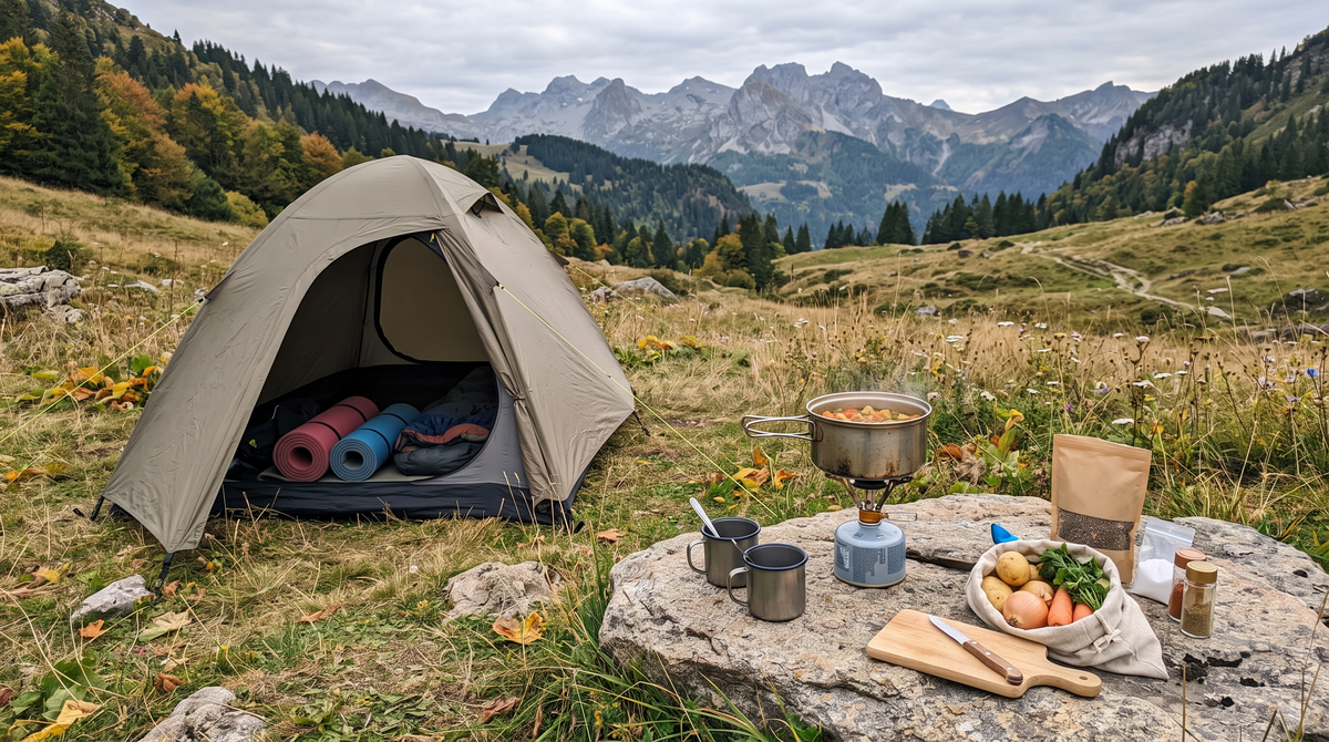 Réchaud à gaz pour bivouac : le guide des couples randonneurs