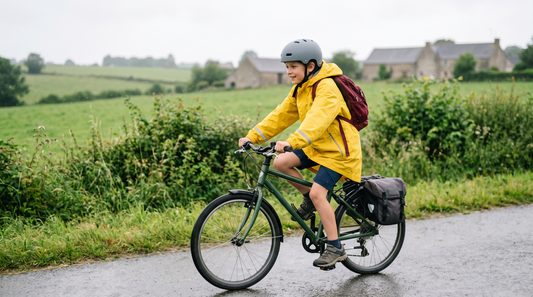 Comment choisir un poncho pluie en cyclotourisme pour un enfant