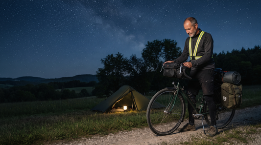 Nuit sous les étoiles : cyclotourisme pour voyageur expérimenté