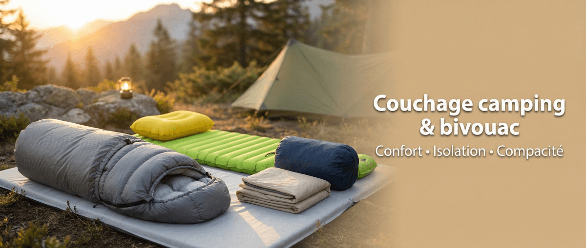 Couchage camping & bivouac - Planète Rando