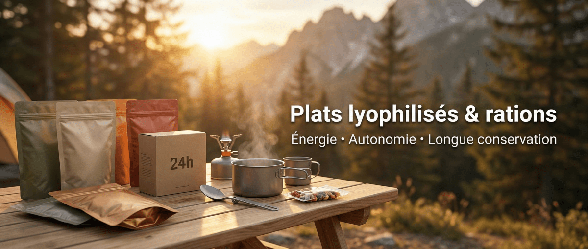 Plats lyophilisés & rations - Planète Rando