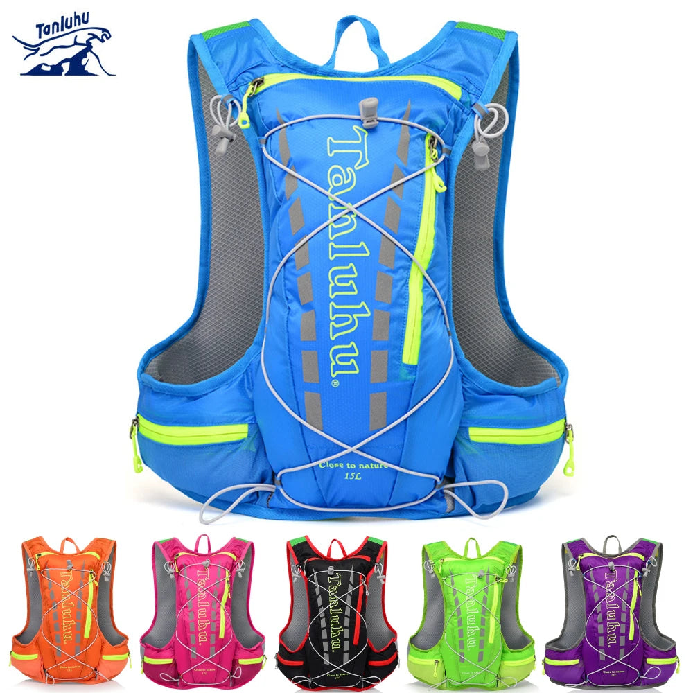 Sac à dos / gilet d'hydratation running ultraléger "Raptors Sports - Tanluhu 15L"