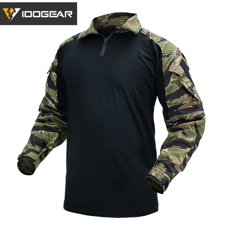 Camisa táctica militar para caza, paintball y airsoft, 500 g, "IDOGEAR - G3"