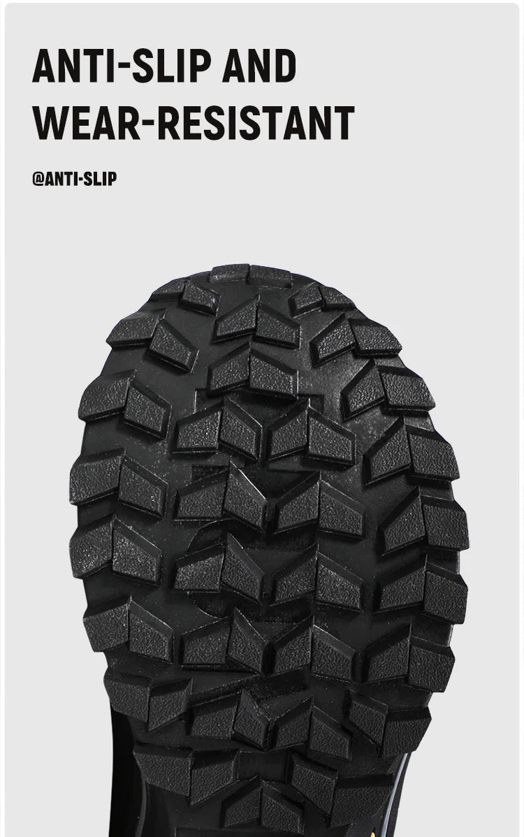 Les HUMTTO - HT-250460A chaussures de randonnée mid-top pour homme offrent une technologie Static Waterproof, avec tige mesh et synthétique, semelle robuste - bottines alpinisme marron/vert conçues pour confort et durabilité sur tous les sentiers.