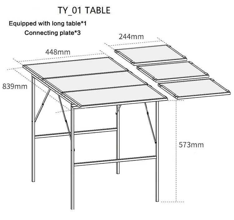 Ensemble de cuisine mobile pour camping avec réchaud et batterie de cuisine en acier inoxydable "BRS - 96" BRS