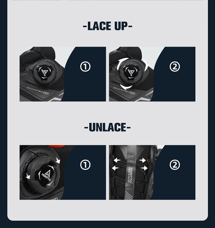 Les chaussures de trail Humtto RKT Explosive Force pour homme sont dotées de la technologie eVent® Dynamic Waterproof, de semelles robustes et d'un système de laçage rapide - des chaussures imperméables homme idéales pour le confort et la performance dans toutes les aventures.