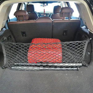 Filet de rangement pour coffre / plafond en nylon élastique "Carshan - trunk net" CARSHAN